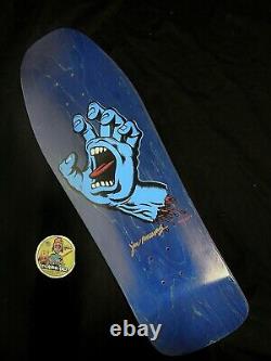 RARE SIGNED Santa Cruz Jim Philips Screaming Hand Skateboard Deck LIMITED 175