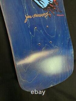 RARE SIGNED Santa Cruz Jim Philips Screaming Hand Skateboard Deck LIMITED 175