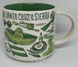 RARE! STARBUCKS Been There SANTA CRUZ de la SERRA BOLIVIA14 oz. Ceramic Mug NEW