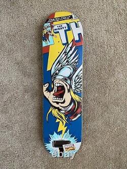 RARE Santa Cruz x Marvel Complete Screaming Hand Skateboard Deck Set Lot of 8