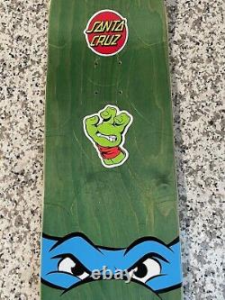 RARE Santa Cruz x TMNT Teenage Mutant Ninja Turtles Leonardo Skateboard Deck