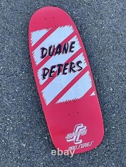 Rare! Duane Peters Santa Cruz Pro Model Skateboard Skate Deck New No Shrink