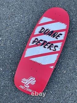 Rare! Duane Peters Santa Cruz Pro Model Skateboard Skate Deck New No Shrink