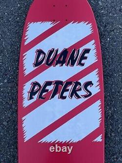 Rare! Duane Peters Santa Cruz Pro Model Skateboard Skate Deck New No Shrink