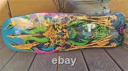 Rare Erick Winkowski Primeval Blacklight Santa Cruz Skateboard Deck 10.34