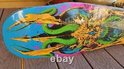 Rare Erick Winkowski Primeval Blacklight Santa Cruz Skateboard Deck 10.34