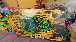 Rare Erick Winkowski Primeval Blacklight Santa Cruz Skateboard Deck 10.34