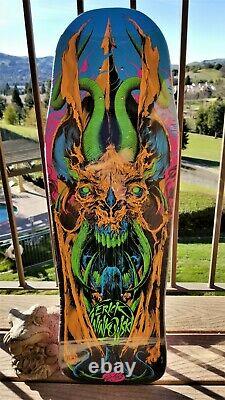 Rare Erick Winkowski Primeval Blacklight Santa Cruz Skateboard Deck 10.34