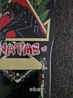 Rare Natas Kaupas Panther Skateboard Deck New In Shrink! Reissue Santa Cruz Sma