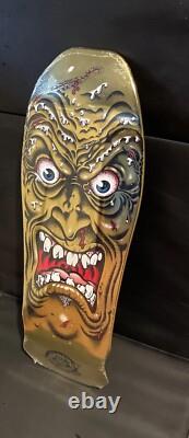 Rare Santa Cruz ROB ROSKOPP FACE GOLD FOIL Reissue Skateboard Deck Jim Phillips