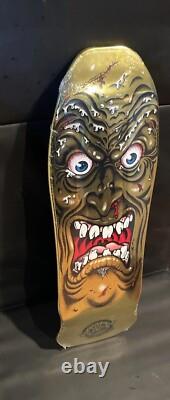 Rare Santa Cruz ROB ROSKOPP FACE GOLD FOIL Reissue Skateboard Deck Jim Phillips