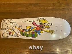 Rare Santa Cruz Slasher Skateboard Deck Simpsons Bart Limited #500 of 500 Bonus