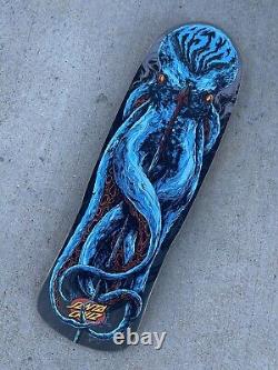 Rare Tom Asta Leviathan Shape Santa Cruz Skateboard Skate Deck New Taylor Art