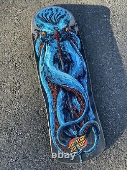 Rare Tom Asta Leviathan Shape Santa Cruz Skateboard Skate Deck New Taylor Art