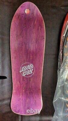 Rare pink stain! Santa Cruz Corey OBrien Reaper skateboard deck Reissue ltd