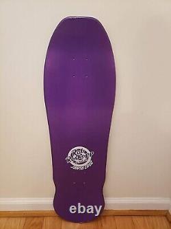 Rob Roskopp Face Santa Cruz Skateboard Deck Purple 2010 rare model