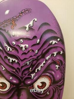 Rob Roskopp Face Santa Cruz Skateboard Deck Purple 2010 rare model