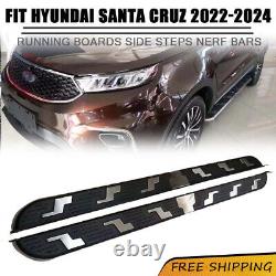 Running Boards Side Steps Nerf Bars For Hyundai Santa Cruz 2022 2023 2024 23 24