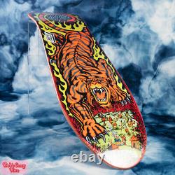 SALBA Santa Cruz Tiger Skateboard Deck Reissue Red Steve Alba Brand New