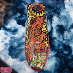 SALBA Santa Cruz Tiger Skateboard Deck Reissue Red Steve Alba Brand New