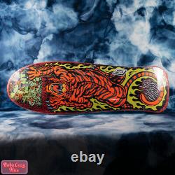 SALBA Santa Cruz Tiger Skateboard Deck Reissue Red Steve Alba Brand New