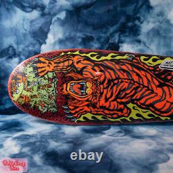 SALBA Santa Cruz Tiger Skateboard Deck Reissue Red Steve Alba Brand New