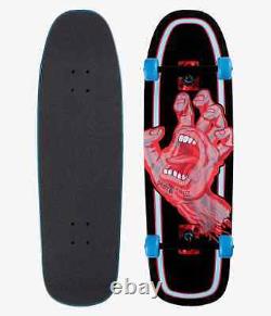 SANTA CRUZ 9.51X32.3 Decoder Hand black blue red CRUISER Complete SKATEBOARD