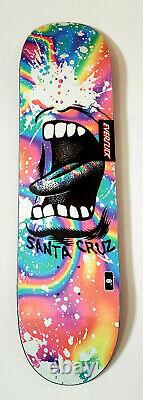 SANTA CRUZ Big Mouth Splatter Everslick Skateboard deck 8.0 x 31.6 Jim Phillips
