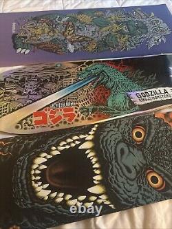 SANTA CRUZ GODZILLA GODZILLA REAPER SKATEBOARD DECK LTD TO 300 Plus Grip Tapes