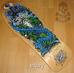 SANTA CRUZ Jason Jessee Signed Skateboard Deck Neptune Re Issue Screend