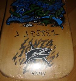 SANTA CRUZ Jason Jessee Signed Skateboard Deck Neptune Re Issue Screend