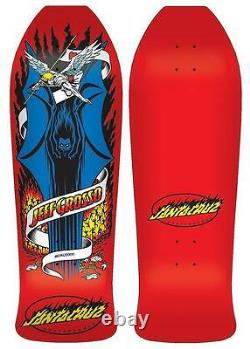 SANTA CRUZ Jeff Grosso Demon Skateboard Deck 10 x 30.1 Red Old School Re Issue