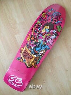 SANTA CRUZ Jeff Grosso Toybox Oldschool Skateboard Special Ed. Pink NOS (2014)