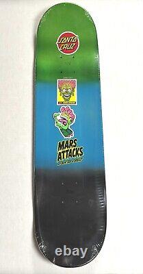 SANTA CRUZ Mars Attacks MARTIAN Skateboard Deck Sealed NEW 2018 sealed