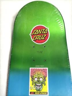 SANTA CRUZ Mars Attacks MARTIAN Skateboard Deck Sealed NEW 2018 sealed