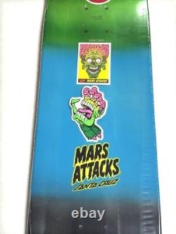SANTA CRUZ Mars Attacks MARTIAN Skateboard Deck Sealed NEW 2018 sealed