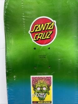 SANTA CRUZ Mars Attacks MARTIAN Skateboard Deck Sealed NEW 2018 sealed