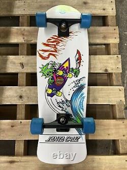 SANTA CRUZ OG REISSUE SLASHER SKATEBOARD CUSTOM COMPLETE 10.1 Old School