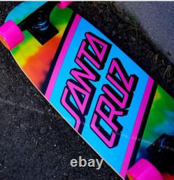 SANTA CRUZ RAINBOW TIE DYE 8.79x29 CRUISER CRUZER SKATEBOARD COMPLETE