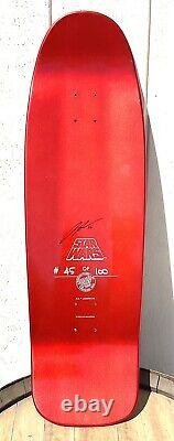 SANTA CRUZ SDCC 2016 STAR WARS FORCE AWAKENS KYLO REN RED SKATEBOARD (Signature)