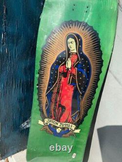 SANTA CRUZ Skateboard Deck JESSEE GUADALUPE Green Reissue New Japanese import