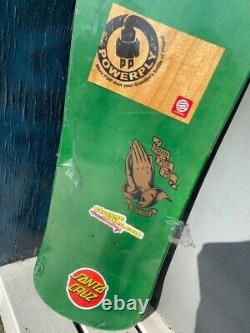 SANTA CRUZ Skateboard Deck JESSEE GUADALUPE Green Reissue New Japanese import