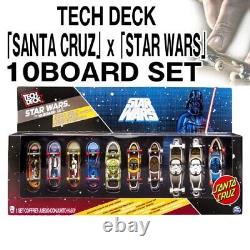 SANTA CRUZ TECH DECK x STARWARS fingerboard 10 board set from Japan Import NEW