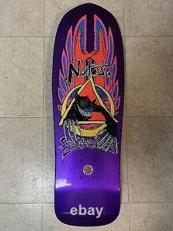 SMA Natas Kaupas Evil Cat Re Issue Metallic Purple Skateboard Deck Panther