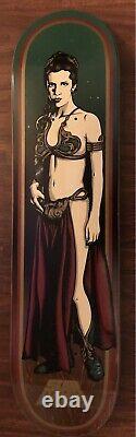 SOLD OUT RARE Santa Cruz X Star Wars Slave Leia Skateboard Deck Not Kaws Mcgee