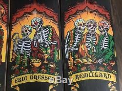 SOLD OUT Santa Cruz Skateboards Dine With Me 15 Year Anniversary 5 Deck Set