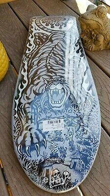 Salba Tiger Dust to Dust Santa Cruz Skateboard Deck Steve Alba Jim Phillips