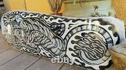 Salba Tiger Dust to Dust Santa Cruz Skateboard Deck Steve Alba Jim Phillips