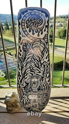 Salba Tiger Dust to Dust Santa Cruz Skateboard Deck Steve Alba Jim Phillips