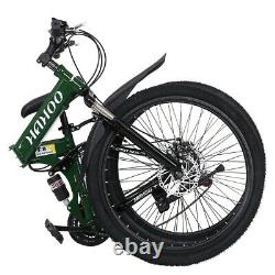 Santa Cruz 26in 21-Speed Mountain Bike Bicycle Full Suspension Foldable Bikes
